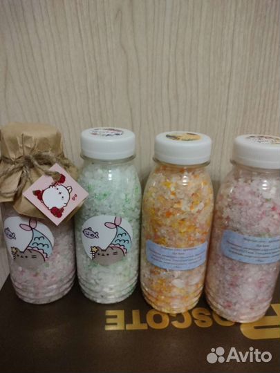 Морская соль для ванны подарочная