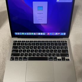 Apple macbook Air 13 m1 512 Gb (silver, 62 цикла)