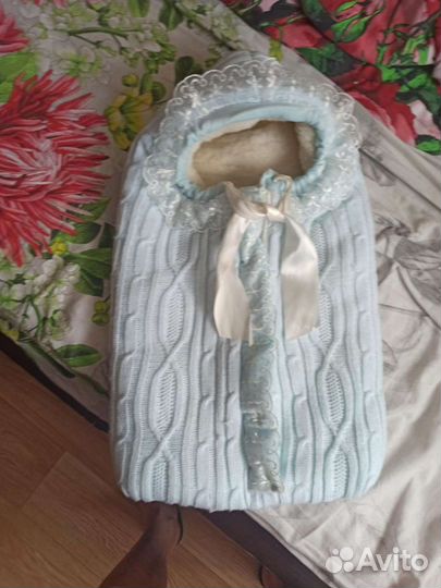 Конверт на выписку зимний новый