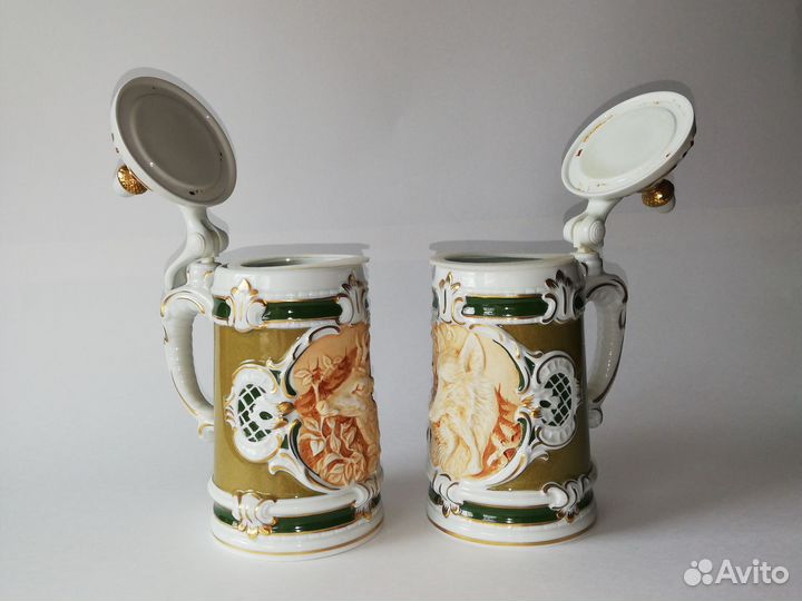 Пивные кружки из керамики