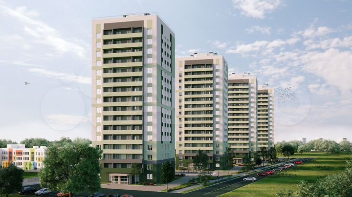 1-к. квартира, 41,7 м², 9/16 эт.