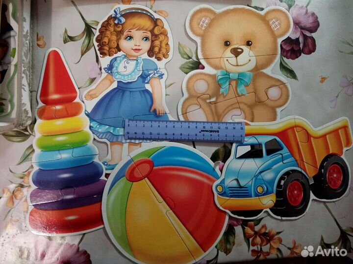 Пазлы детские, деревянные, картонные и мягкие