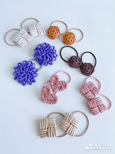 Резинки для волос ручной работы