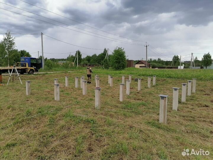 Сваи жб / фундамент на сваях