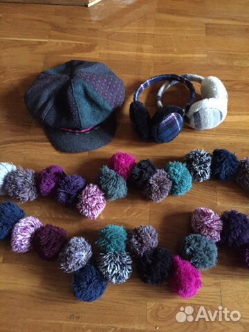 Шапки, шарфик, ушки молодежные