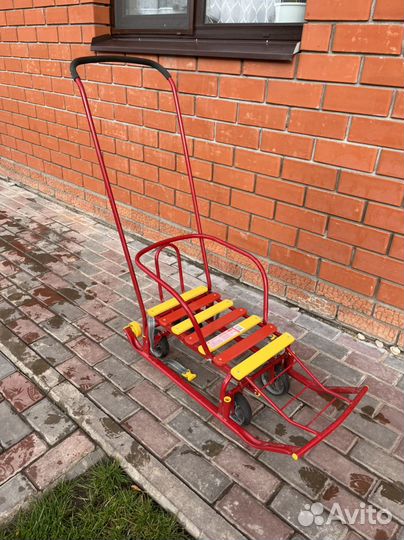 Санки Ника с колесами