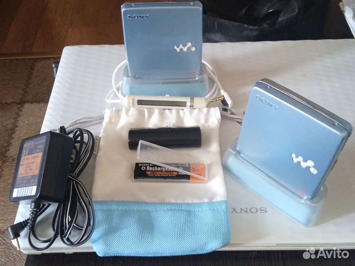 Sony Walkman MZ-EH50 hi-md плеер синий Минидиск