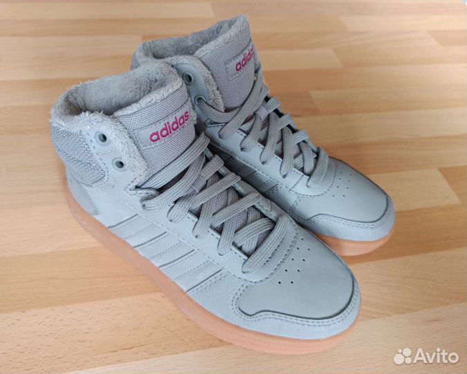 Высокие кроссовки детские Adidas hoops 2.0