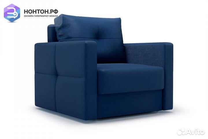 Кресло еврокнижка Вита темно-синее