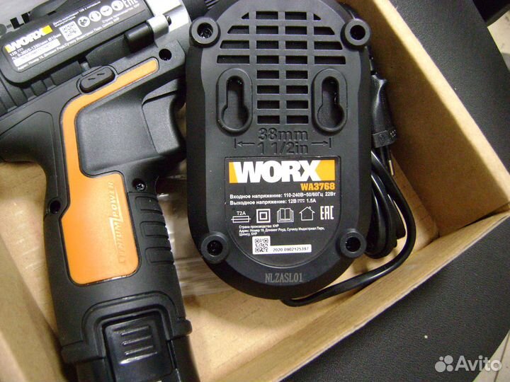 Аккумуляторная дрель-шуруповерт worx WX128.1