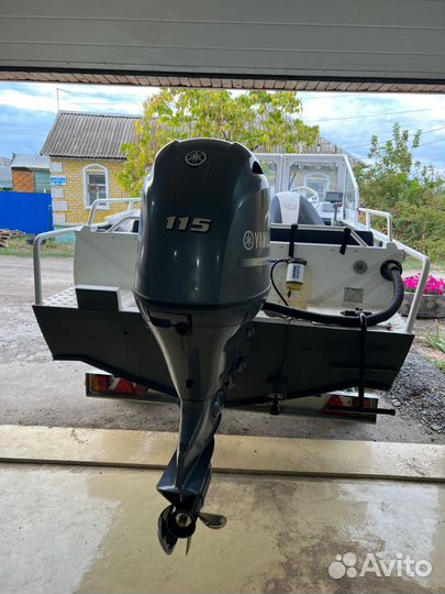 Лодка катер Волжанка 46 и Berkut L yаmaha 115