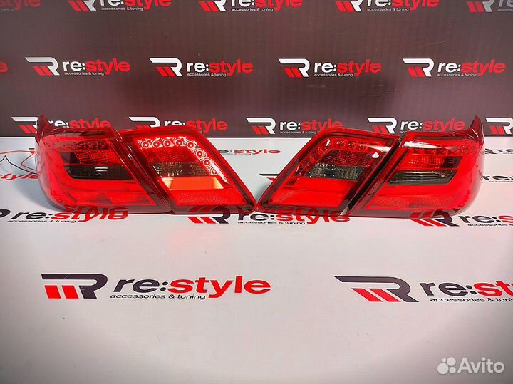 Стопы Toyota Camry 40 06-11г Красно-Черные