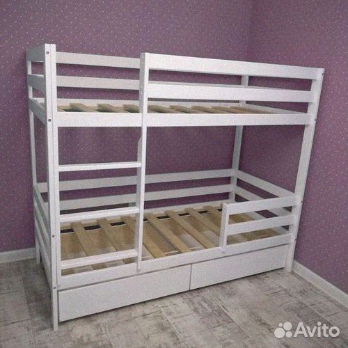Кровать берёза двухъярусная 