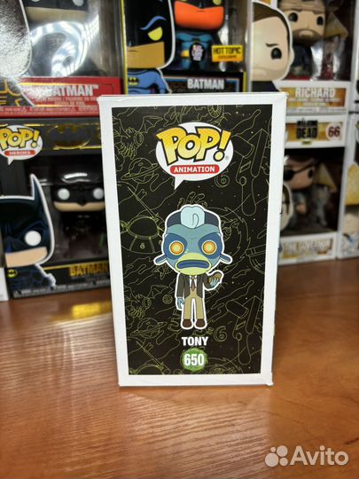 Funko pop Tony 650 (Rick and Morty) Gamestop excl