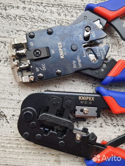 Knipex 975112 и 975110 Пресс-клещи для штекеров