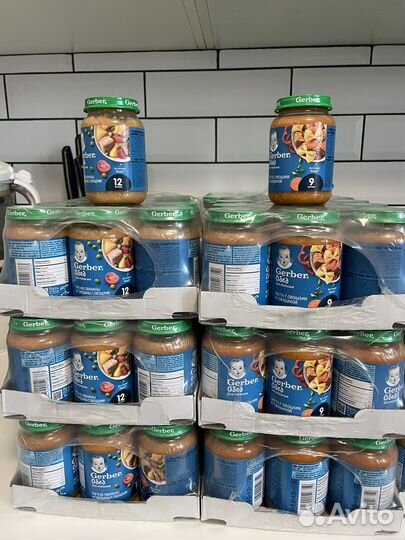 Детское питание Каши nestle/ обеды Gerber