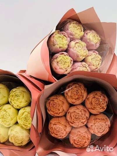 Букет из шоколадных пионов