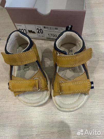 Туфли открытые для мальчика 20 размер