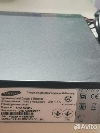 DVD, SD Player-C350К samsung,караоке