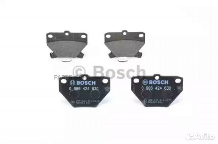 Bosch 0986424630 дисковые колодки задние
