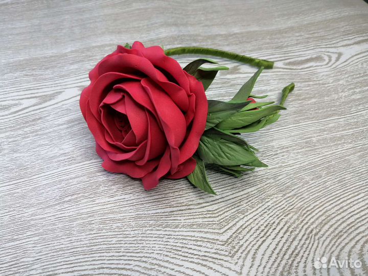 Ободок для волос ручной работы