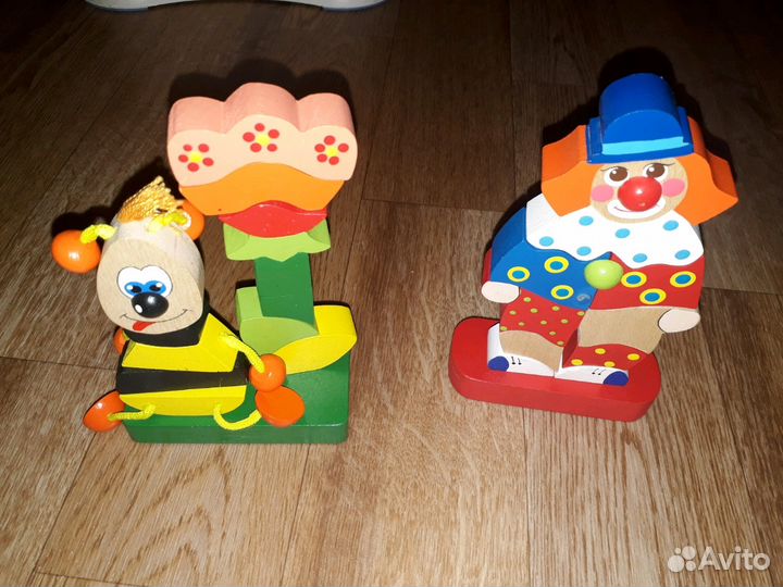 1 пазл. Пчела с цветком