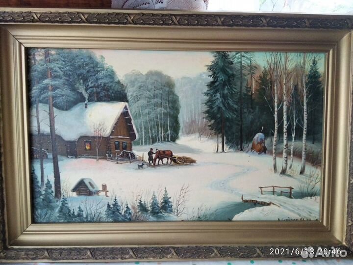 Картина маслом на холсте