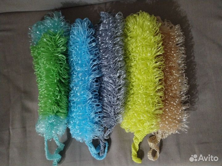 Мочалка ручной вязки