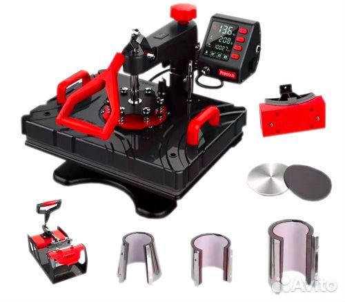 Комби термопресс P8100/S100 8 в 1, новый