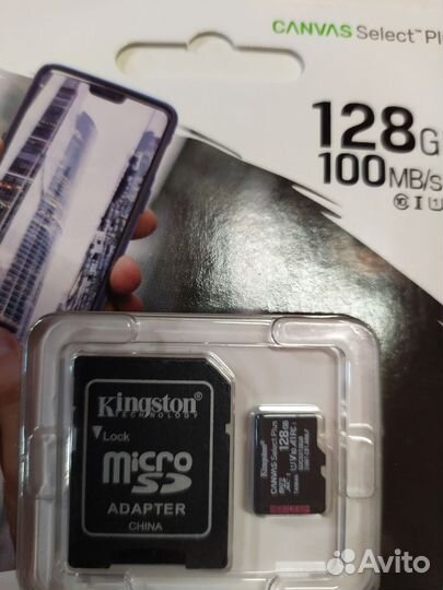 128 Гб,Карта памяти MicroSD, флешка