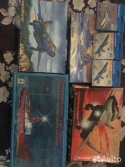 Масштабные модели кораблей,самолётов