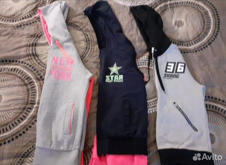 Толстовки б/у 3шт р.44-46
