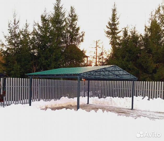 Навесы для автомобиля под ключ