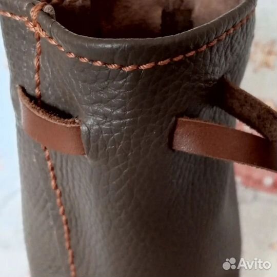 Кожаный чехол для мелочи