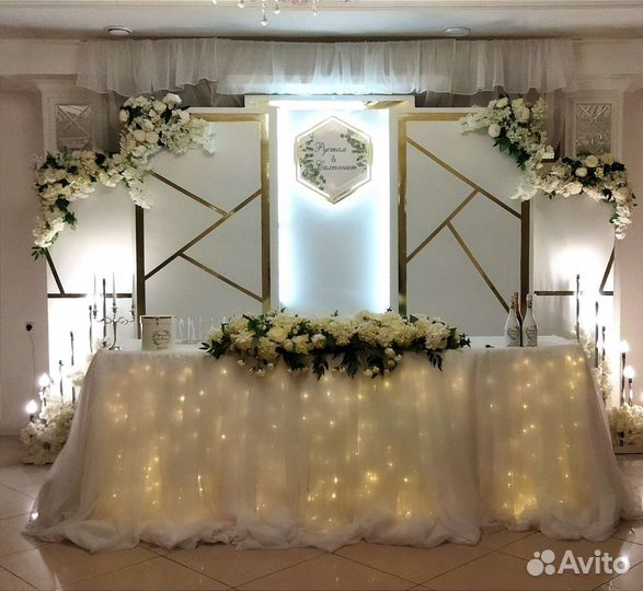 Оформление свадьбы, свадебное оформление зала