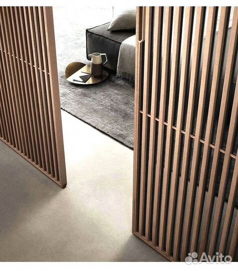 Раздвижная реечная дверь