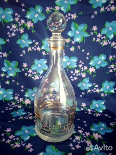 Графины Штофы для водки Стекло СССР Россия 2 шт