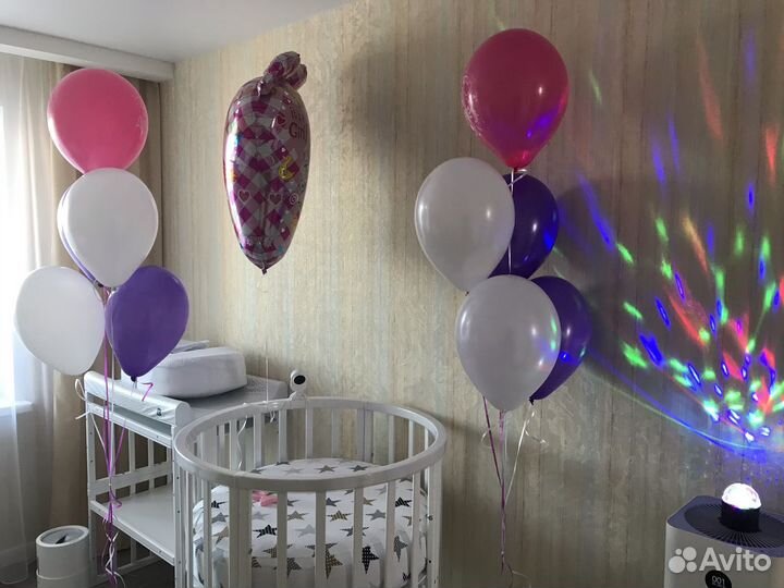 Детская кроватка с маятником 7в1