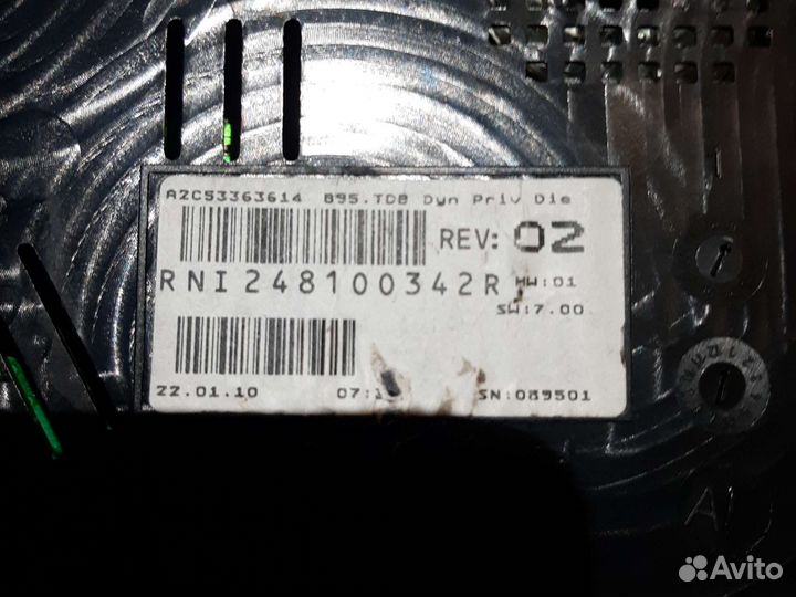 Панель приборов Рено Меган 3