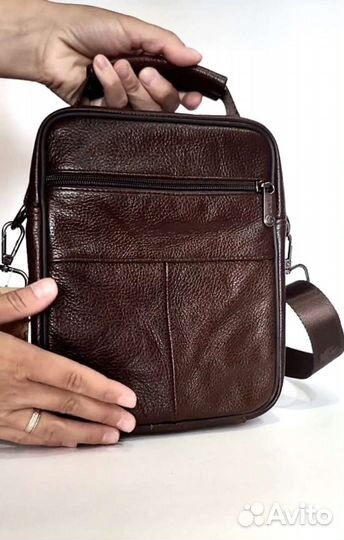 Сумка мужская новая кожаная (натуральная кожа)