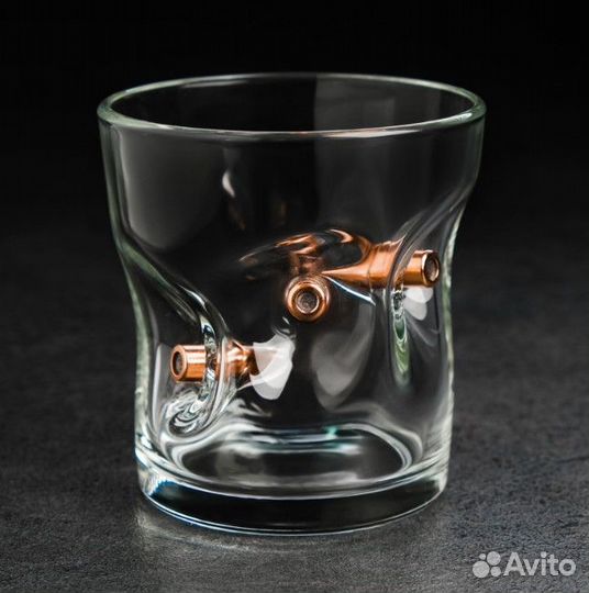 Стакан «Непробиваемый», 3 пули, для виски, 250мл