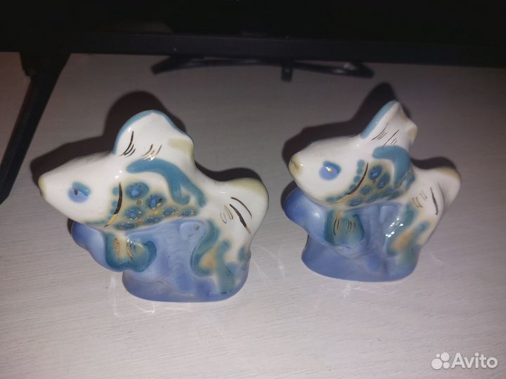 Фарфоровые статуэтки Рыбки
