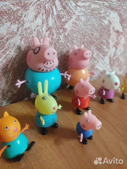 Свинка Пеппа, родители, друзья, семья