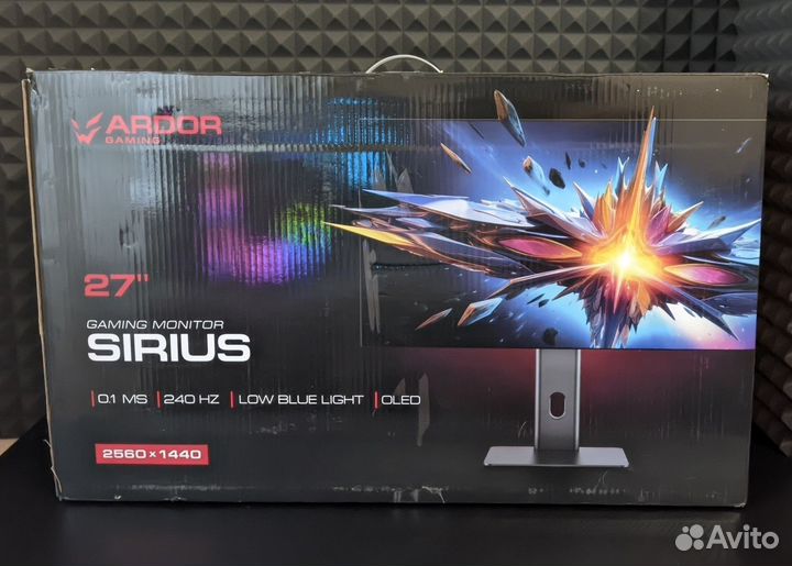 2к 240гц oled Монитор ardor gaming sirius AQ27H1O