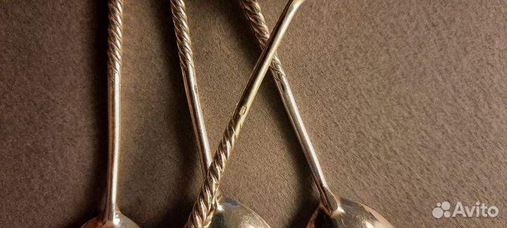 Ложки чайные мельхиор 6 шт СССР