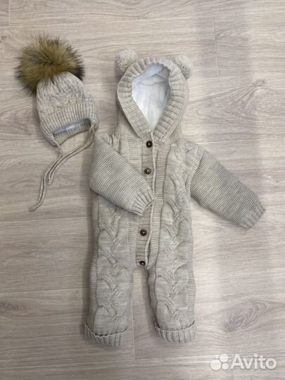 Теплый комплект на выписку