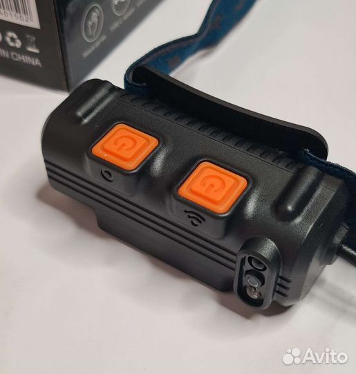 Фонарик налобный аккумуляторный огонь HT-150