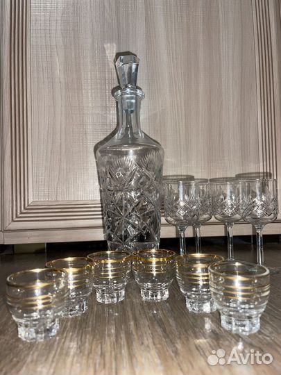 Графин и рюмки СССР