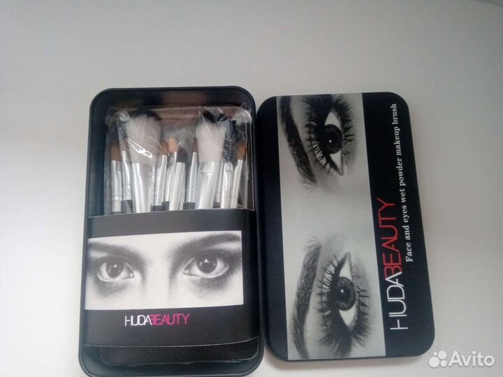 Кисти для макияжа набор 12 шт Mac,Huda Beauty