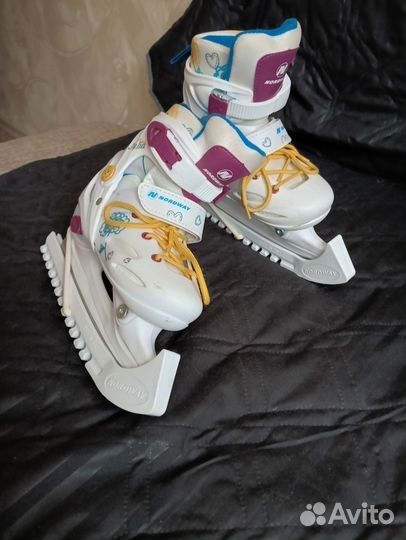 Коньки детские раздвижные 30 33 nordway